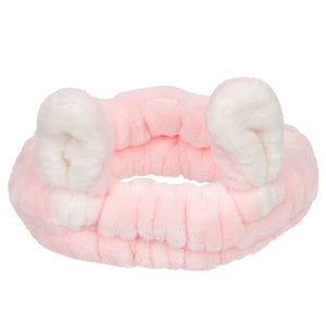 PLUSH HEADBAND PINK BUNNY CALA
