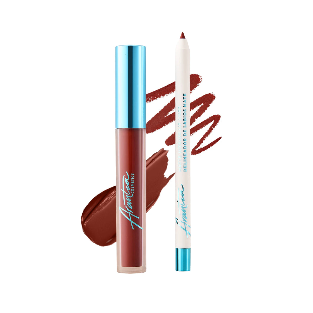 DARK MACCHIATO MATTE INTENSE LIP COLOR COMBO ARANTZA