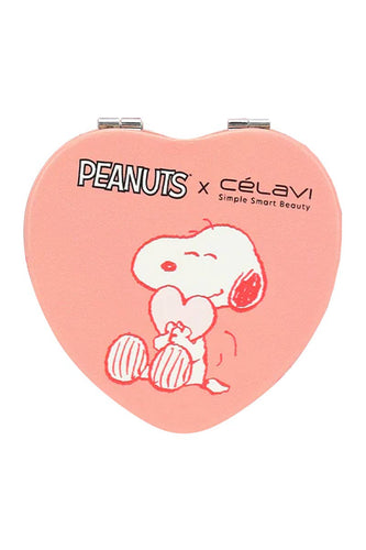 COMPACT MIRROR HEART PAENUTS X CELAVI