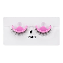 Cargar imagen en el visor de la galería, PAR DE PESTAÑAS PG01 PRE GLUED KIKI LASHES