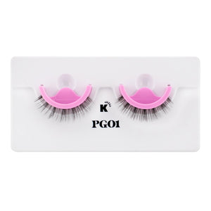 PAR DE PESTAÑAS PG01 PRE GLUED KIKI LASHES