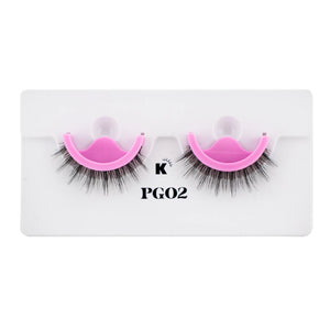 PAR DE PESTAÑAS PRE GLUED PG02 KIKI LASHES