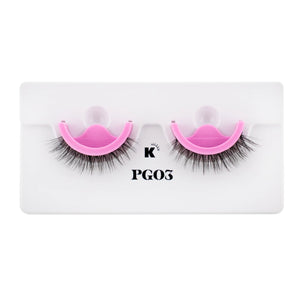 PAR DE PESTAÑAS PRE GLUED PG03 KIKI LASHES