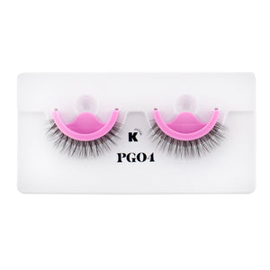 PAR DE PESTAÑAS PRE GLUED PG04 KIKI LASHES