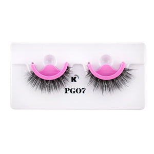 PAR DE PESTAÑAS PRE GLUED PG07 KIKI LASHES