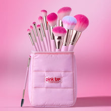 Cargar imagen en el visor de la galería, SET PINK PUFFER BRUSHES SET PINK UP