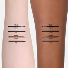 Cargar imagen en el visor de la galería, DOUBLE ENDED GEL &amp; LIQUID LINER 002 BROWN MOIRA