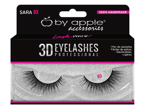 PESTAÑA PROFESIONAL 3D SARA 03 BY APPLE ACCESORIES