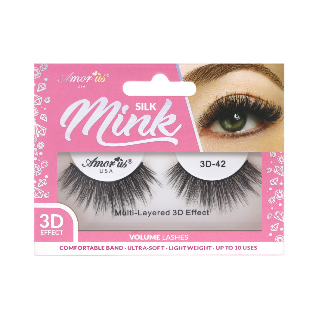 PESTAÑAS 3D FAUX MINK 42 - AMOR US