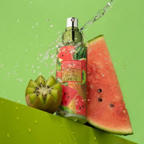 FIJADOR DE MAQUILLAJE SETTING SPRAY SANDIA - KIWI-BEAUTY CREATIONS