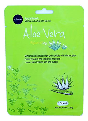 MASCARILLA CELAVI ALOE VERA FACIAL SHEET MASK