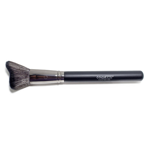 BROCHA PROFESIONAL CURVA PARA CONTORNOS Y MAQUILLAJE CB107 - COLORTON