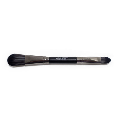 BROCHA PROFESIONAL DOBLE PARA MAQUILLAJE Y CORRECTOR CB111 - COLORTON
