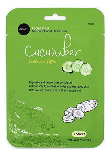 MASCARILLA CELAVI CUCUMBER FACIAL SHEET MASK