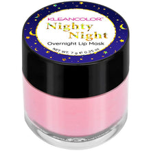 Cargar imagen en el visor de la galería, MASCARILLA PARA LABIOS DE NOCHE NIGHTY NIGHT- OVERNIGHT LIP MASK - KLEANCOLOR