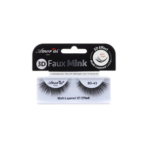 PESTAÑAS 3D FAUX MINK 43 - AMOR US