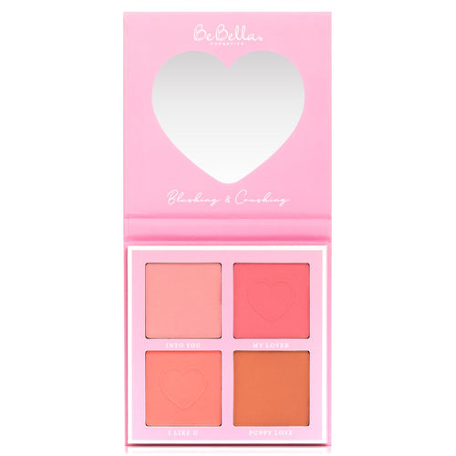 PALETA DE ROSTRO BLUSHING & CRUSHING SWEET VALENTINES BLUSH BEBELLA
