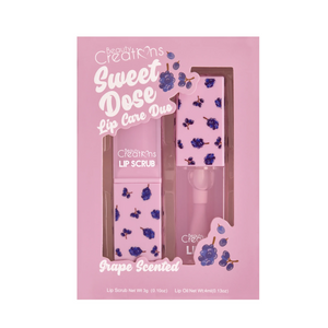 LIP OIL Y EXFOLIANTE SWEET DOSE DUO - BEAUTY CREATIONS