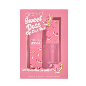 LIP OIL Y EXFOLIANTE SWEET DOSE DUO - BEAUTY CREATIONS