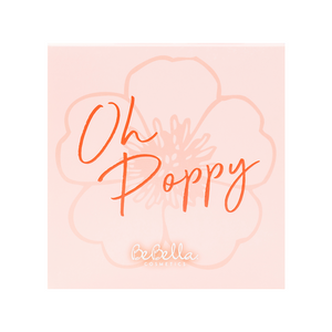 PALETA OH POPPY EYESHADOW PALETTE - FLOWER FEELS COLLECTION- BEBELLA